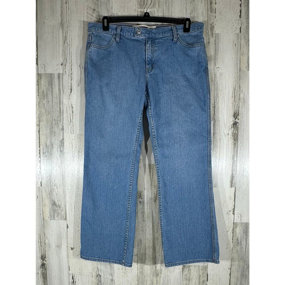 Gap Womens Jeans Size 14‎ (36x29) Mid Rise Straight Leg Medium Wash Vintage '03